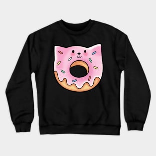 Donut Cat Crewneck Sweatshirt